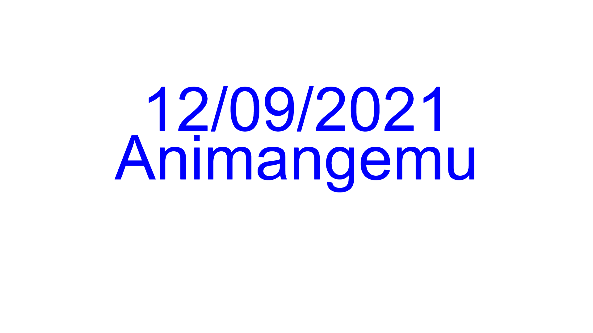 12/09/2021: Animangemu is created!