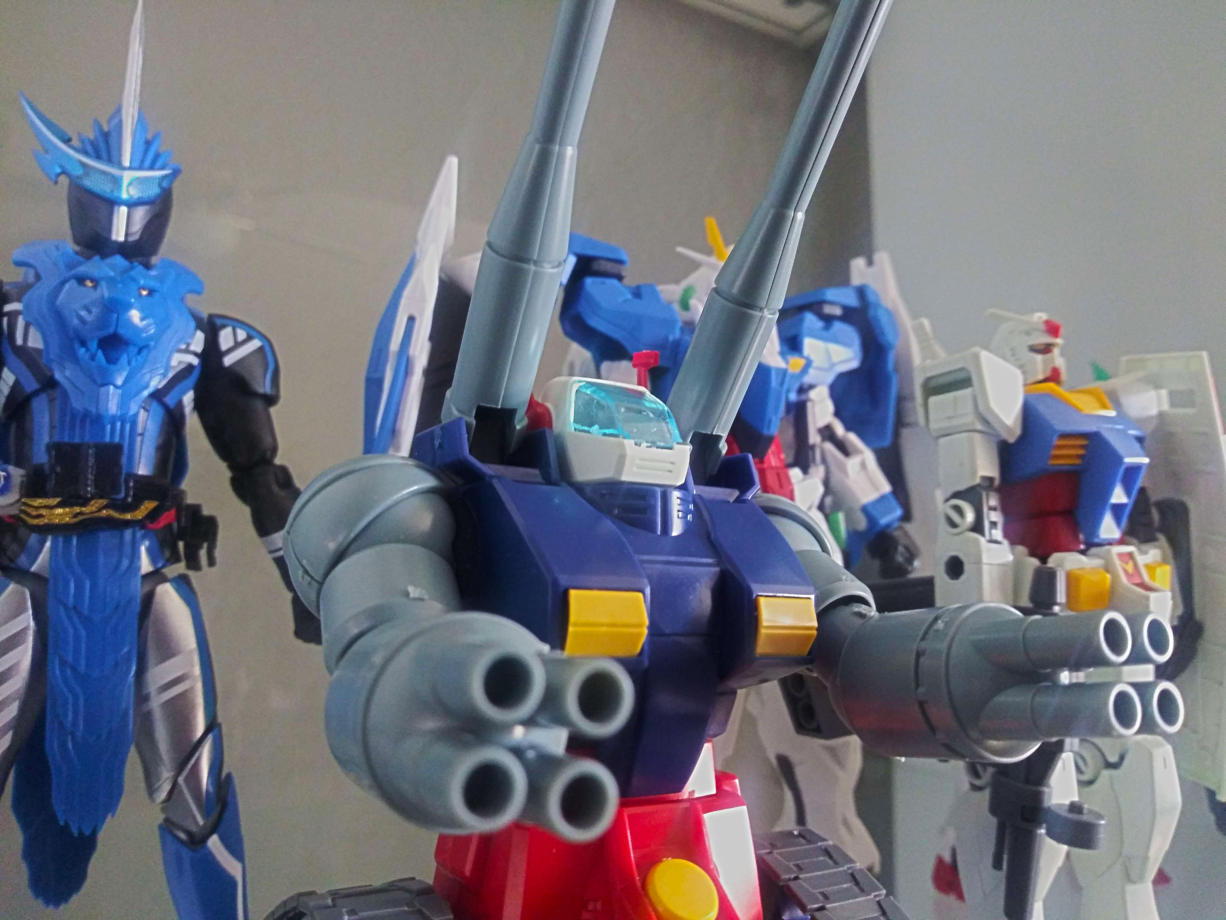HGUC Guntank is Welcomed by Its New Gunpla Family