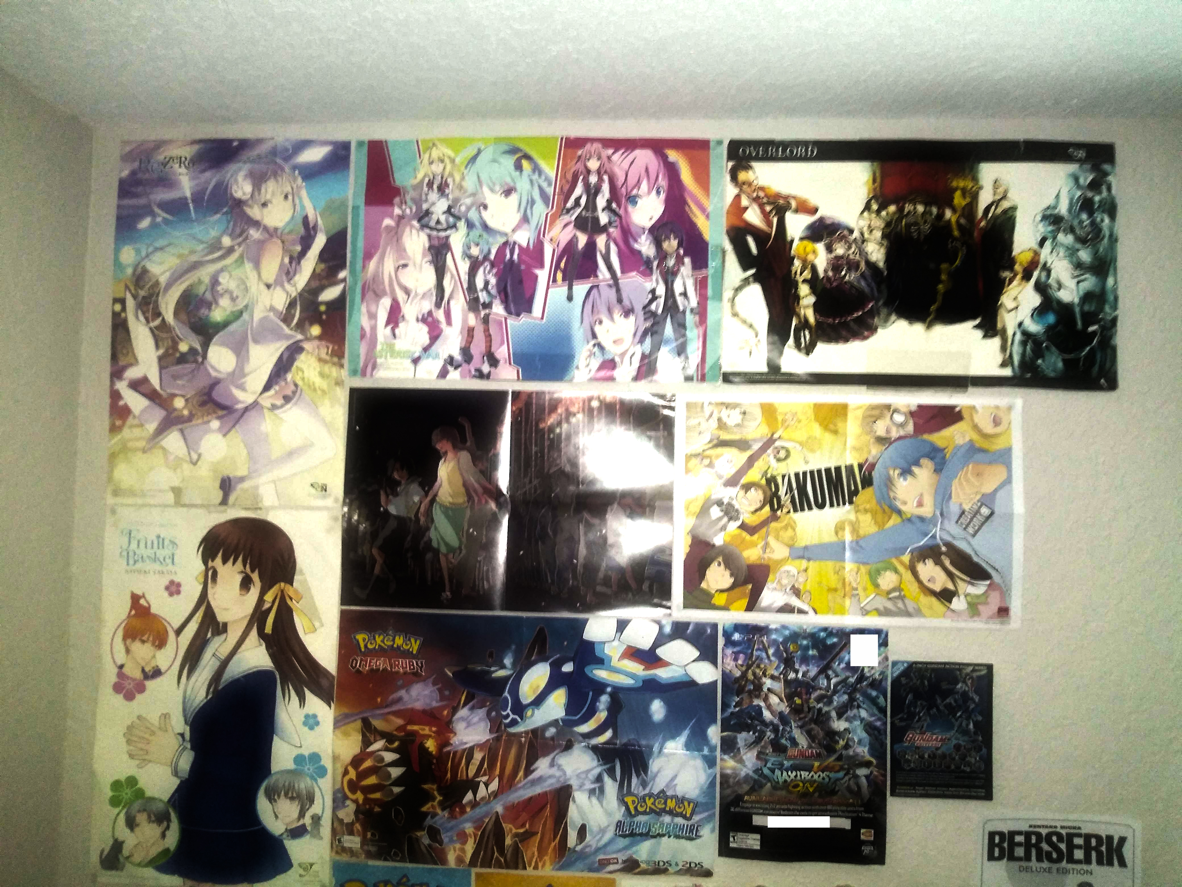 My Small But Recent Otaku Room Poster Collection As of 1/22/2024