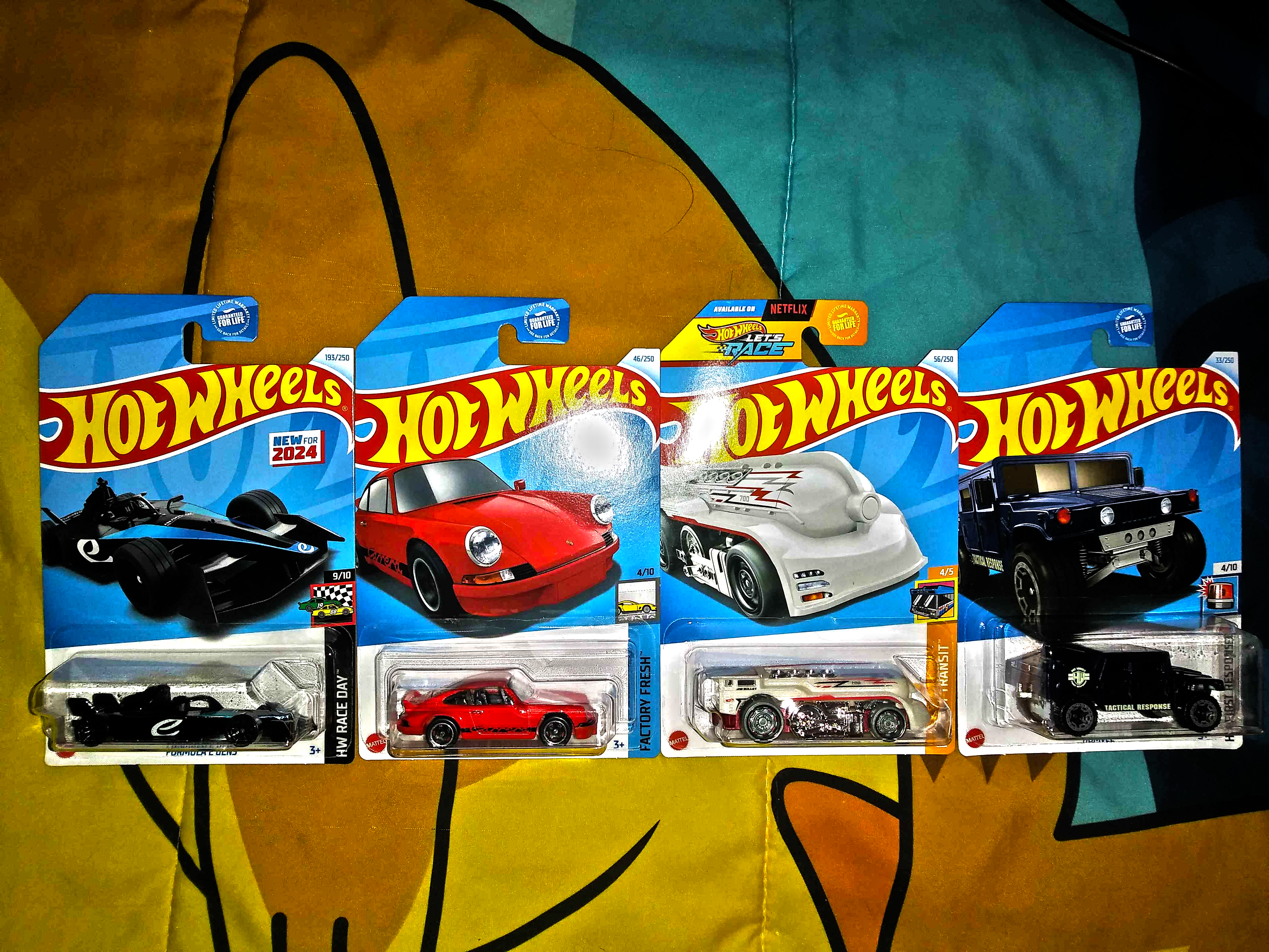 My 4 Newly Purchased Haul of Hot Wheels Cars 11/16/2024